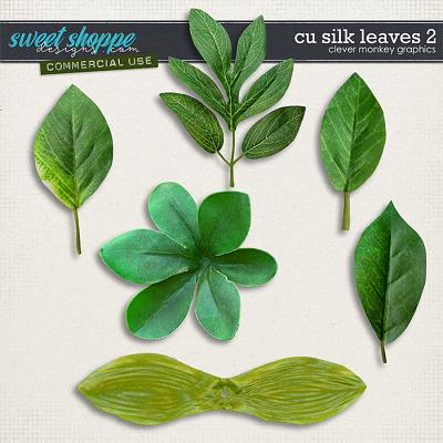 CU Silk Leaves 2 by Clever Monkey Graphics