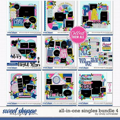 Cindy's Layered Templates - All in One Singles Bundle 4 by Cindy Schneider Cindy's Layered Templates - All in One Singles Bundle 4 by Cindy Schneider