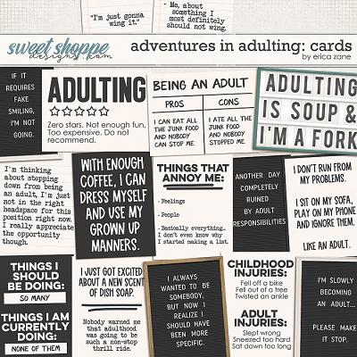Adventures in Adulting: Cards by Erica Zane