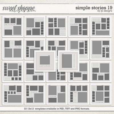 Simple Stories 19 by LJS Designs Simple Stories 19 by LJS Designs