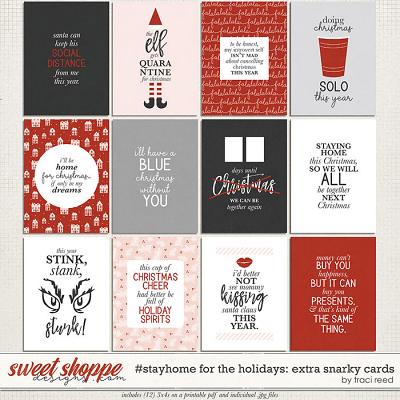 #StayHome for the Holidays: Journal Cards #3 - Extra Snarky by Traci Reed 