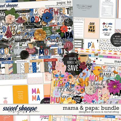 Mama & Papa: Bundle | Designed by Soco and Rachel Etrog Designs Mama & Papa: Bundle | Designed by Soco and Rachel Etrog Designs