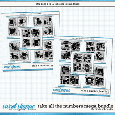 Take All The Numbers Mega Bundle by Cindy Schneider