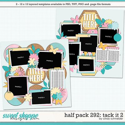 Cindy's Layered Templates - Half Pack 292: Tack It 2 by Cindy Schneider