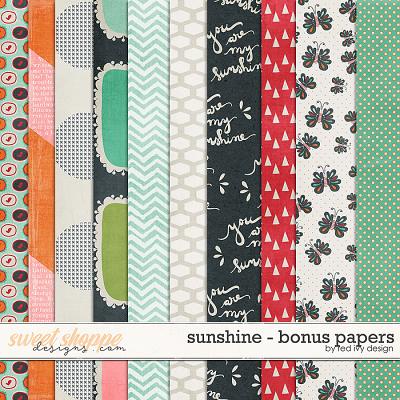 Sunshine - Bonus Papers by Red Ivy Design