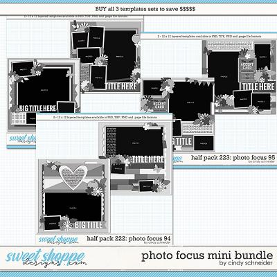Cindy's Layered Templates - Photo Focus Mini Bundle by Cindy Schneider