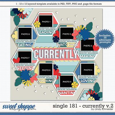 Cindy's Layered Templates - Single 181: Currently V.2 by Cindy Schneider