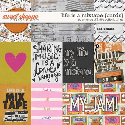Life is a Mixtape: cards by Amanda Yi & Little Butterfly Wings
