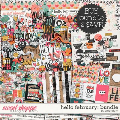 Hello February: bundle by Amanda Yi