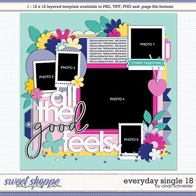 Cindy's Layered Templates - Everyday Single 18 by Cindy Schneider