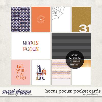 Hocus Pocus: Pocket Cards | Designed by Soco
