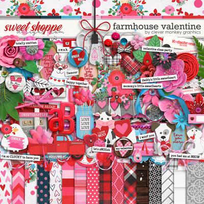 Farmhouse Valentine by Clever Monkey Graphics 