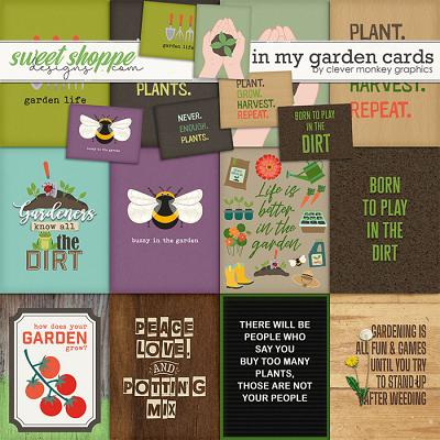 In My Garden Cards by Clever Monkey Graphics