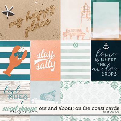 Out and About: On The Coast Cards by Grace Lee
