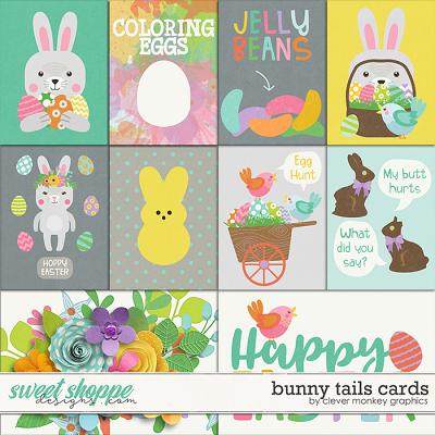 Bunny Tails Cards by Clever Monkey Graphics 