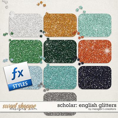 Scholar: English Glitters by Meagan's Creations