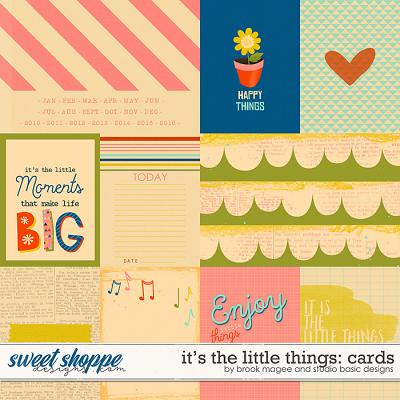 It's The Little Things Cards by Brook Magee and Studio Basic