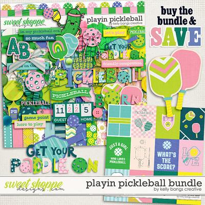Playin Pickleball Bundle by by Kelly Bangs Creative