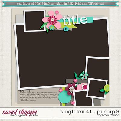 Brook's Templates - Singleton 41 - Pile Up 9 by Brook Magee