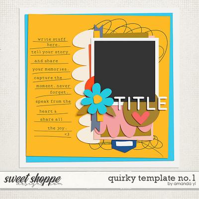 Quirky template no. 1 by Amanda Yi