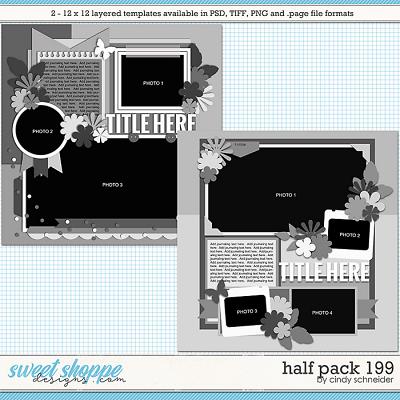 Cindy's Layered Templates - Half Pack 199 by Cindy Schneider