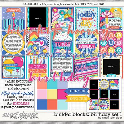 Cindy's Layered Templates - Builder Blocks: Birthday Set 1 by Cindy Schneider
