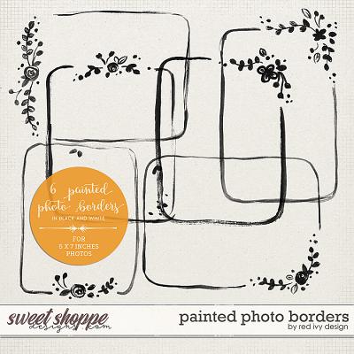 Painted Photo Borders by Red Ivy Design
