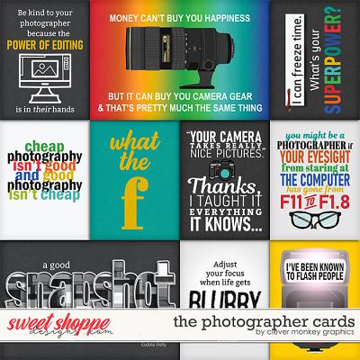The Photographer Cards  by Clever Monkey Graphics 