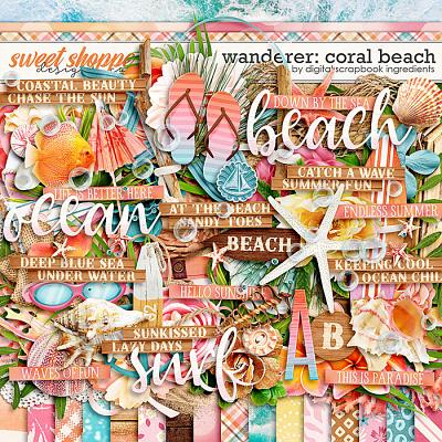 Wanderer: Coral Beach by Digital Scrapbook Ingredients