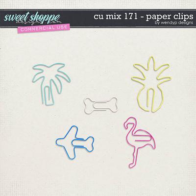 CU Mix 171 - paperclips by WendyP Designs