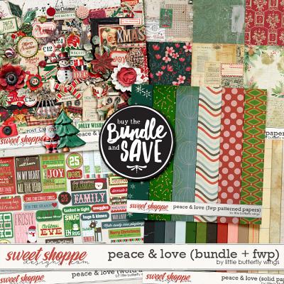 Peace & Love (bundle + FWP) by Little Butterfly Wings