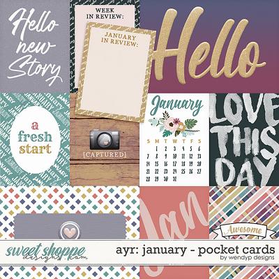 All year round: January - Pocket cards by WendyP Designs