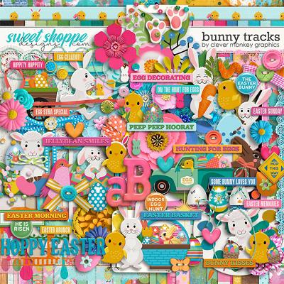 Bunny Tracks by Clever Monkey Graphics Bunny Tracks by Clever Monkey Graphics