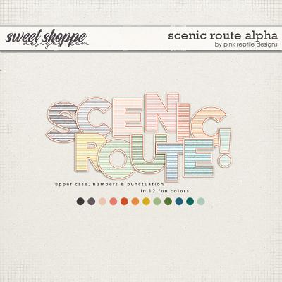 Scenic Route Alpha by Pink Reptile Designs