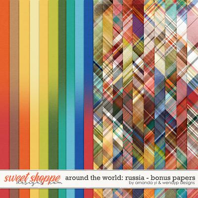 Around the world: Russia - Bonus Papers by Amanda Yi & WendyP Designs