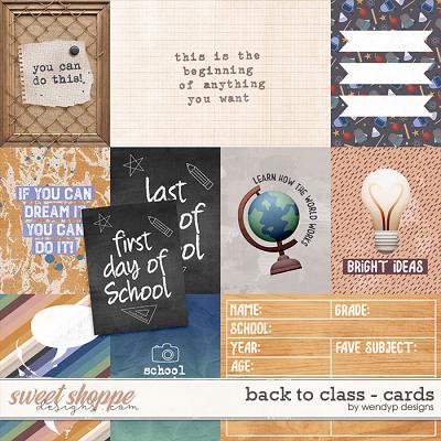 Back to Class - Cards by WendyP Designs