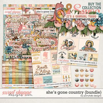 She's Gone Country Bundle by Ponytails