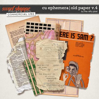 CU EPHEMERA | OLD PAPER V.4 by The Nifty Pixel