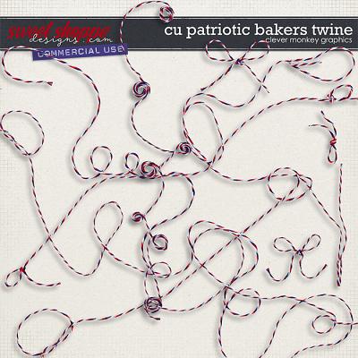 CU Patriotic Baker's Twine by Clever Monkey Graphics