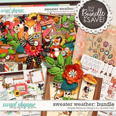 sweater weather bundle: Simple Pleasure Designs by Jennifer Fehr 