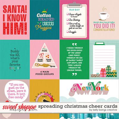 Spreading Christmas Cheer Cards by Kelly Bangs Creative