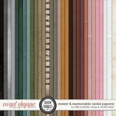 Creative Chronicles: Messy & Memorable Solids by Little Butterfly Wings & Studio Basic