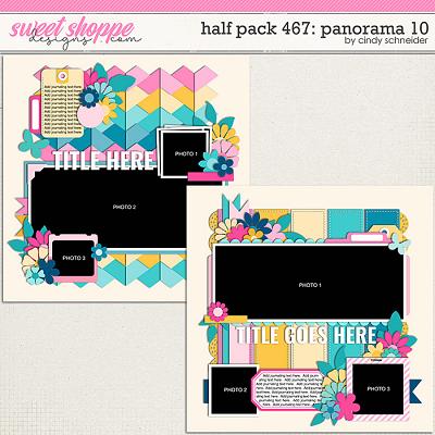 Cindy's Layered Templates - Half Pack 467: Panorama 10 by Cindy Schneider