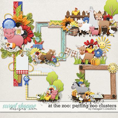 At the Zoo: Petting Zoo Clusters by Meagan's Creations