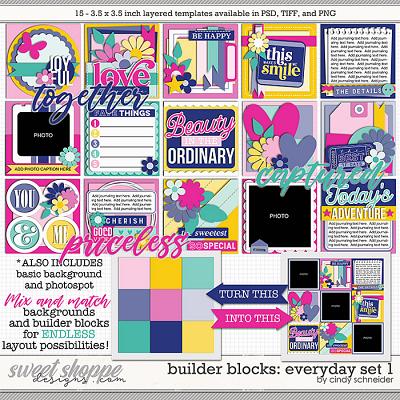 Cindy's Layered Templates - Builder Blocks: Everyday Set 1 by Cindy Schneider