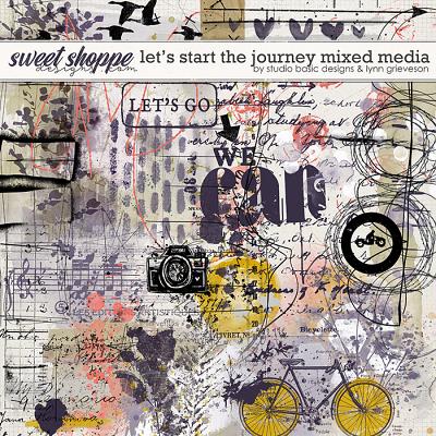 Let's Start The Journey Mixed Media by Studio Basic and Lynn Grieveson