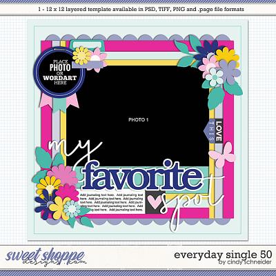 Cindy's Layered Templates - Everyday Single 50 by Cindy Schneider
