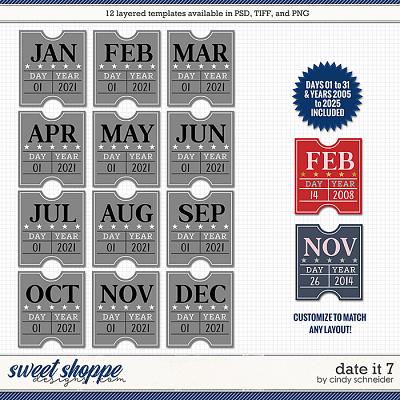 Cindy's Layered Templates - Date It 7 by Cindy Schneider