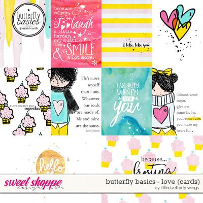 Butterfly Basics - Love (cards) by Little Butterfly Wings