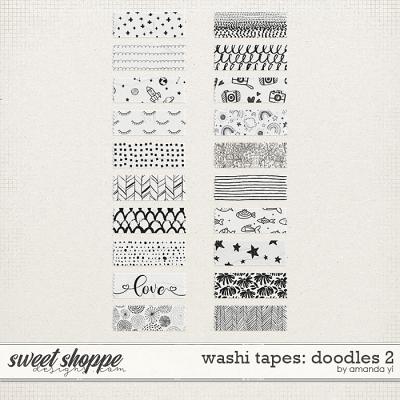 Washi tapes: doodles 2 by Amanda Yi